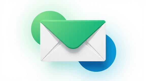 Illustrazione di un'icona di contatto o di una busta per la sezione dei contatti